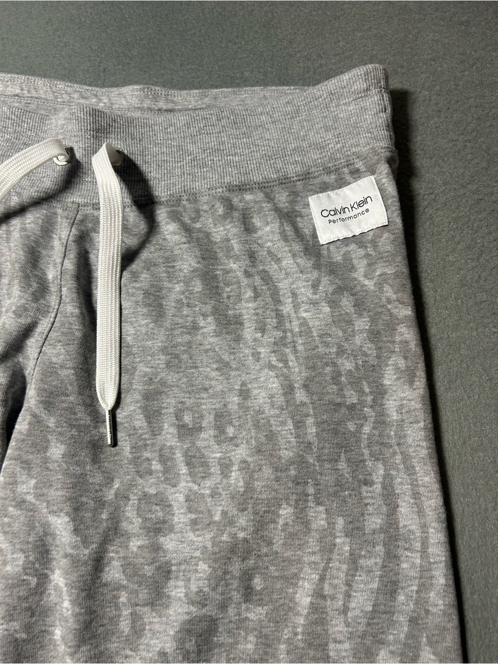 Calvin Klein Performance Heather Gray Sweatpants - Picture 4 of 11